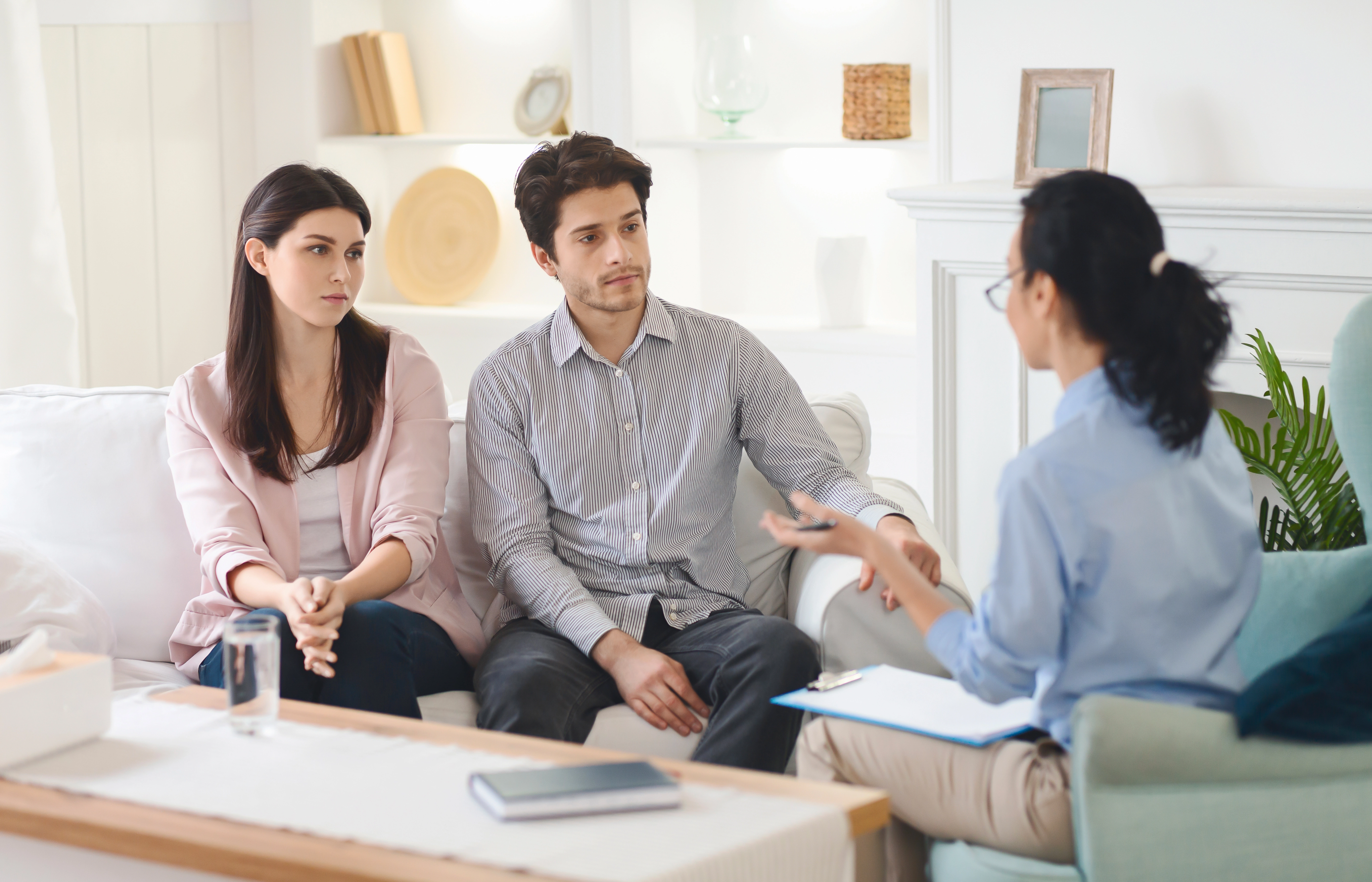 Diverse group of adults in supportive coaching environment